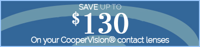 Save Up To $130 On CooperVision Contact Lenses